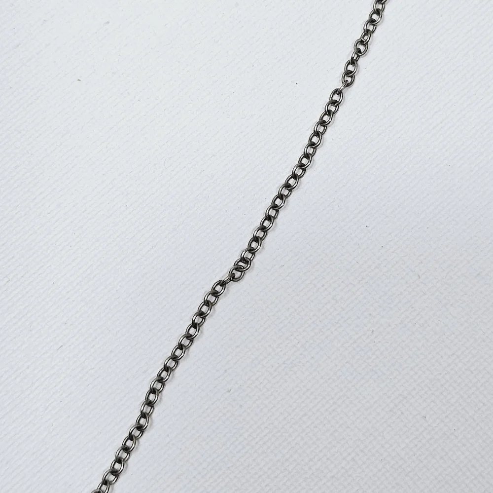 Tommassini Horseshoe gem stone necklace Bohemian cottagecore